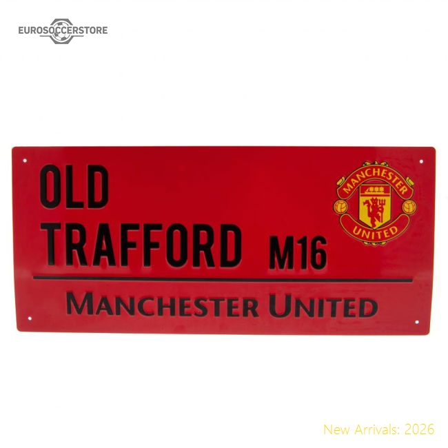 Manchester United FC Colour Street Sign-The Soccer Shirt Hub
