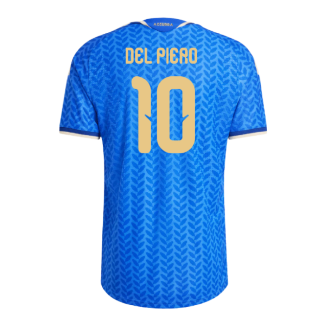 2026-2027 Italy Authentic Home Shirt (Del Piero 10)-The Soccer Shirt Hub
