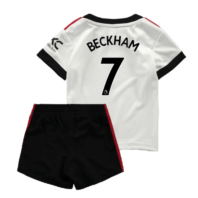 2022-2023 Man Utd Away Baby Kit (BECKHAM 7)-The Soccer Shirt Hub