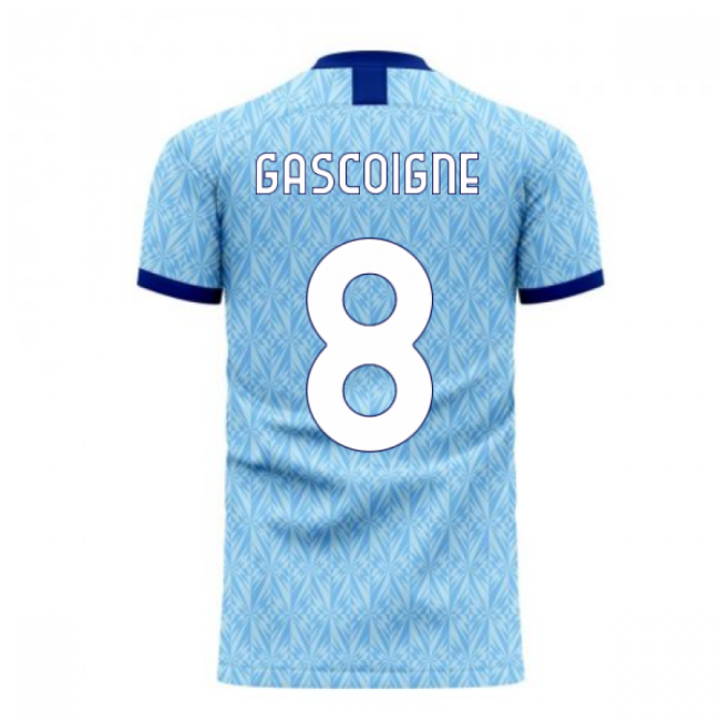 Lazio 1990s Home Retro Concept Kit (Libero) (Gascoigne 8)-The Soccer Shirt Hub