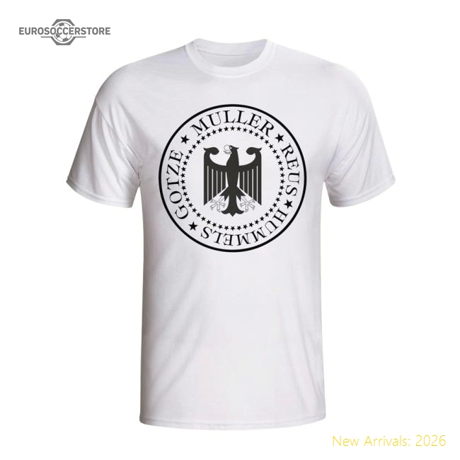 Germany Presidential T-shirt (white)-The Soccer Shirt Hub