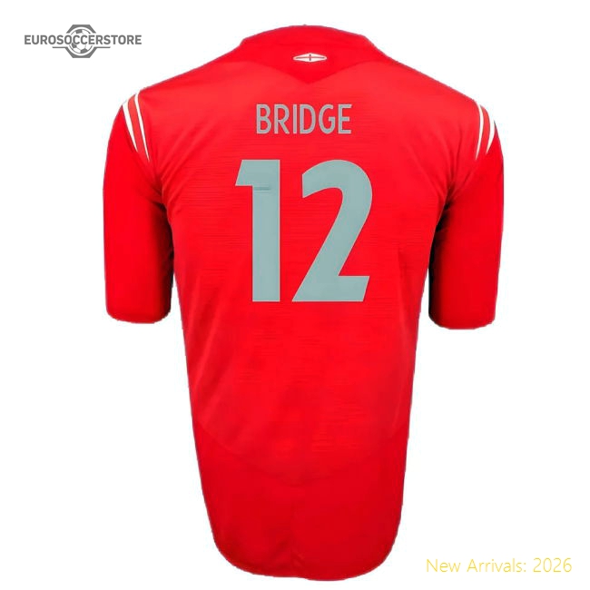 England 2004-06 Away Shirt (2XL) (Excellent) (Bridge 12)-The Soccer Shirt Hub