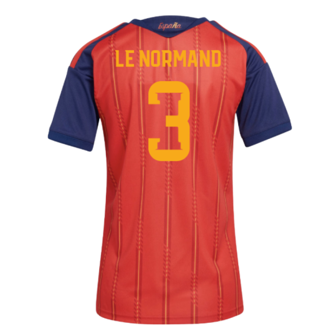 2026-2027 Spain Home Shirt (Womens) (Le Normand 3)-The Soccer Shirt Hub
