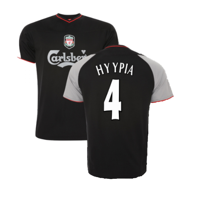 2002-2003 Liverpool Away Retro Shirt (HYYPIA 4)-The Soccer Shirt Hub