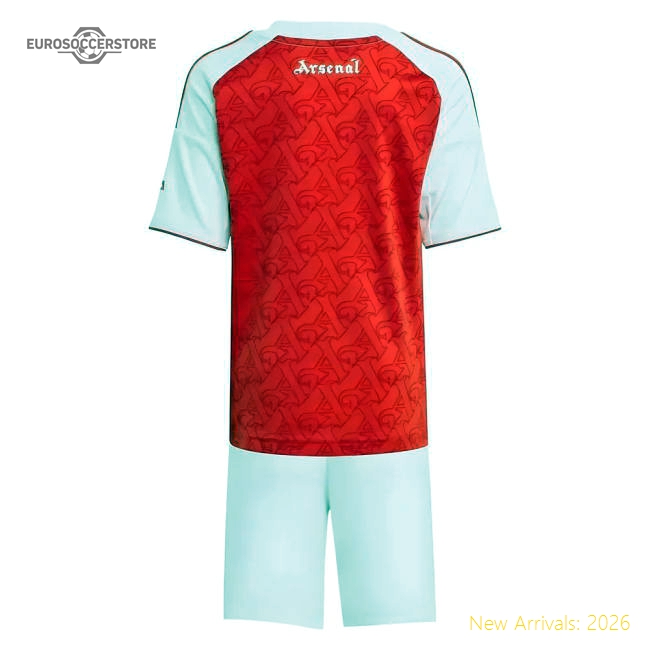 2025-2026 Arsenal Home Mini Kit-The Soccer Shirt Hub