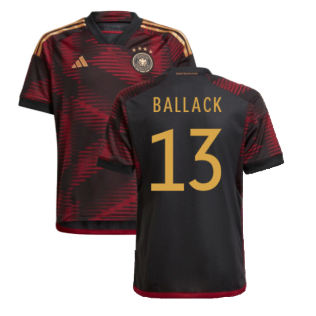 2022-2023 Germany Away Shirt (Kids) (BALLACK 13)-The Soccer Shirt Hub