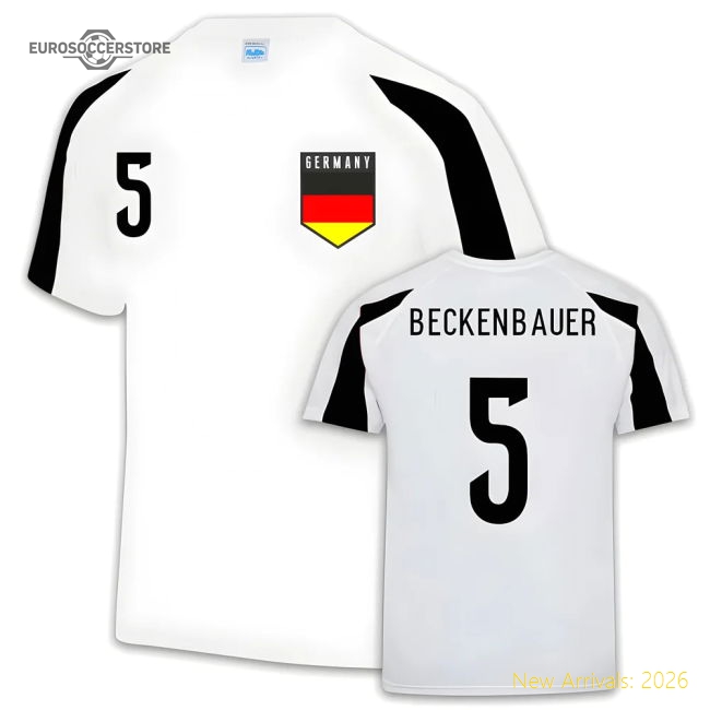 Germany Sports Jersey Training (Franz Beckenbauer 5)-The Soccer Shirt Hub