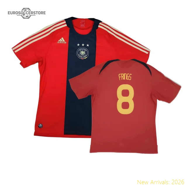 Germany 2008-10 Away Shirt ((Excellent) L) (Frings 8)-The Soccer Shirt Hub