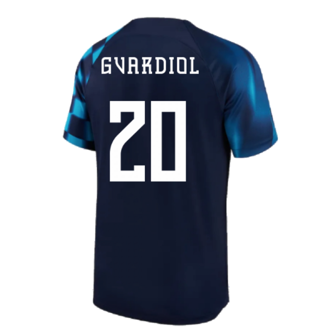 2022-2023 Croatia Away Shirt (Gvardiol 20)-The Soccer Shirt Hub