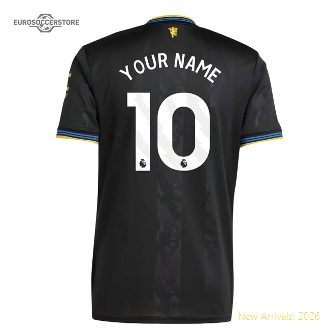 2025-2026 Manchester United Third Shirt (Your Name)-The Soccer Shirt Hub