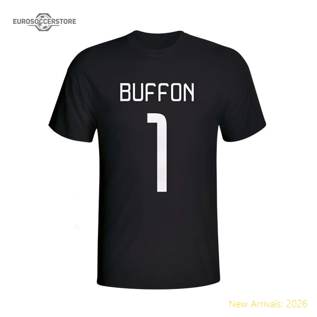 Gigi Buffon Juventus Hero T-shirt (black)-The Soccer Shirt Hub