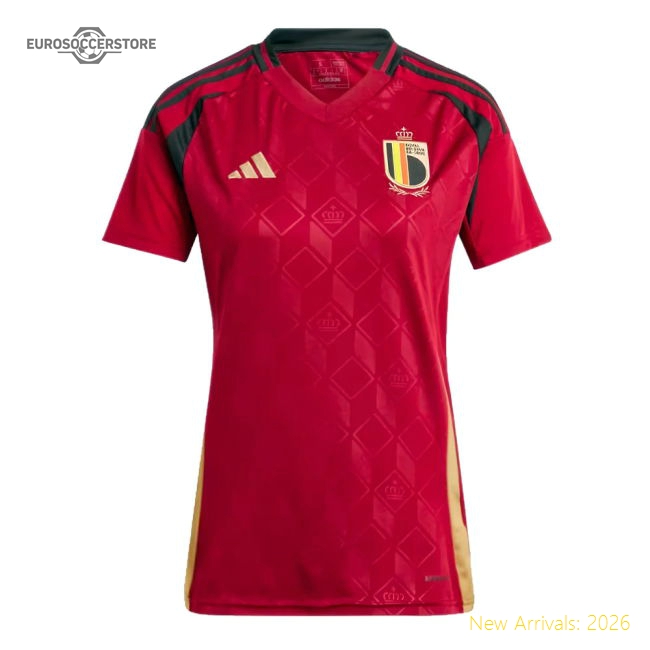 2024-2025 Belgium Home Shirt (Ladies)-The Soccer Shirt Hub