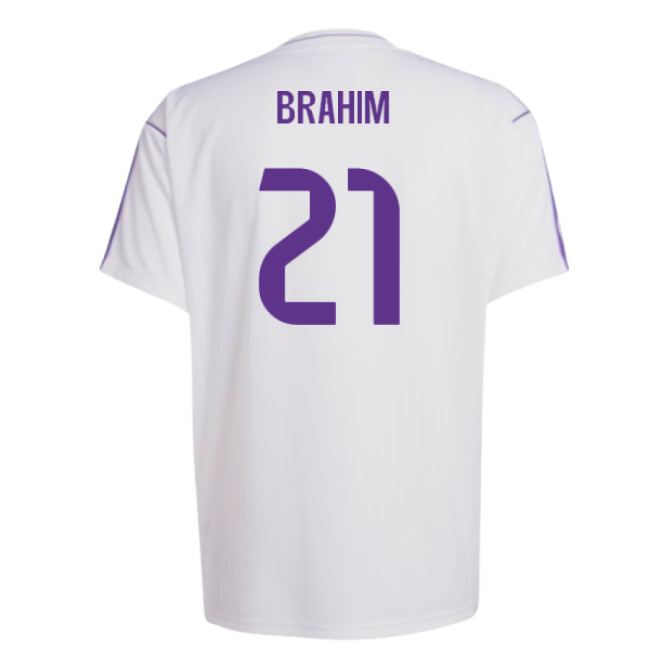 Real Madrid Terrace Icons Shirt (White) (Brahim 21)-The Soccer Shirt Hub
