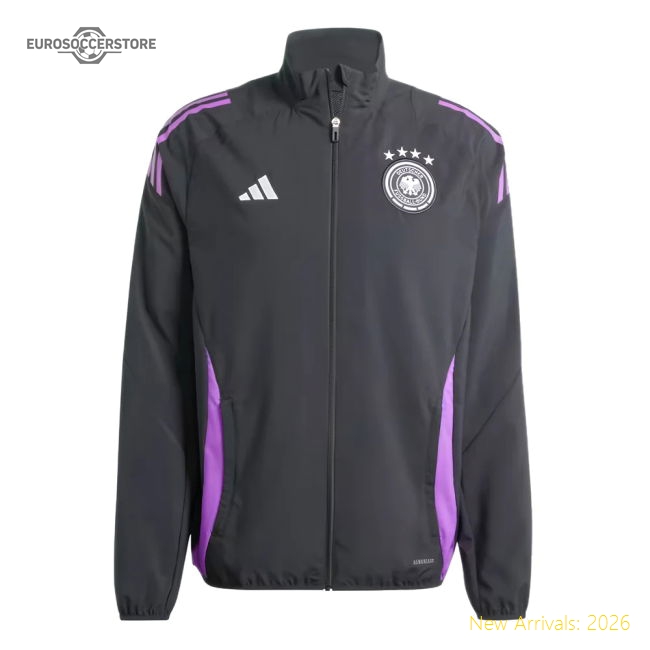 2024-2025 Germany Presentation Jacket (Black)-The Soccer Shirt Hub