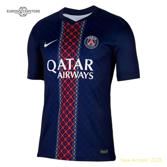 2025-2026 PSG Paris Saint Germain Home Shirt (Pacho 51)-The Soccer Shirt Hub