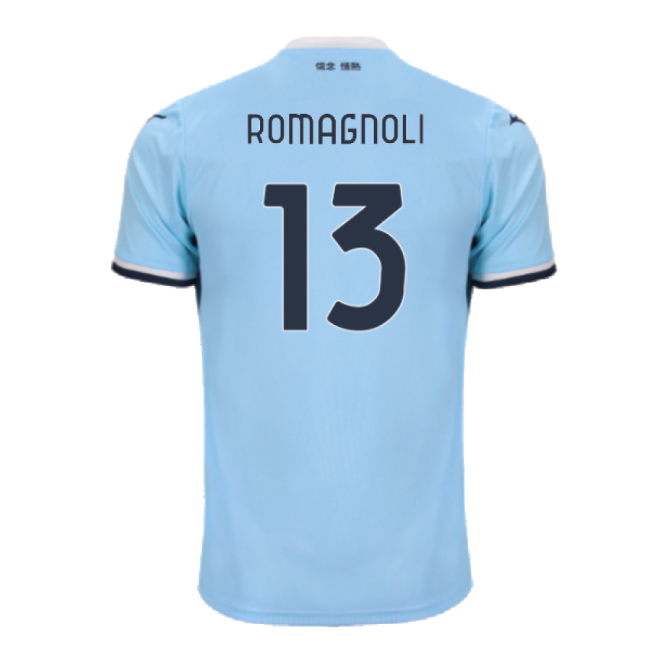 2024-2025 Lazio Home Shirt (Romagnoli 13)-The Soccer Shirt Hub