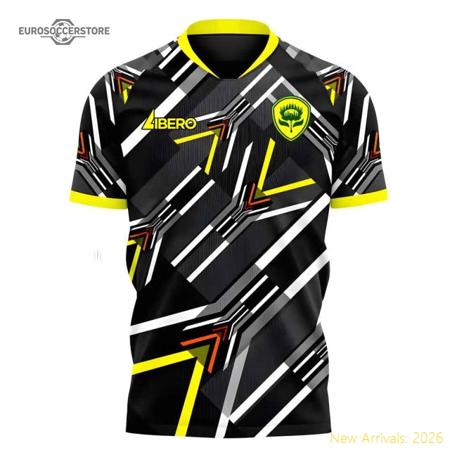 South Africa 2025-2026 Away Concept Football Kit (Libero) - Womens-The Soccer Shirt Hub