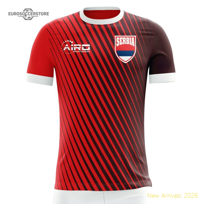 2025-2026 Serbia Home Concept Football Shirt-The Soccer Shirt Hub
