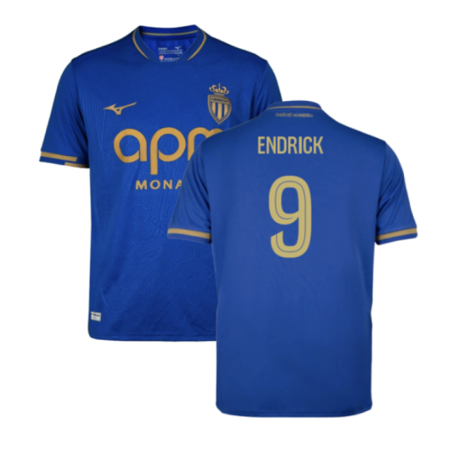 2025-2026 AS Monaco Away Shirt (Endrick 9)-The Soccer Shirt Hub