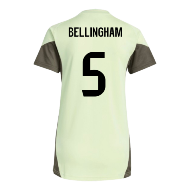 2025-2026 Real Madrid Training Jersey (Almost Lime) - Womens (Bellingham 5)-The Soccer Shirt Hub