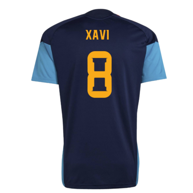2026-2027 Spain Training Jersey (Night Indigo) (Xavi 8)-The Soccer Shirt Hub