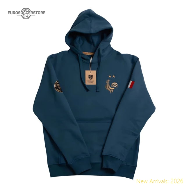 France Retro Football Hoodie Les Bleus-The Soccer Shirt Hub