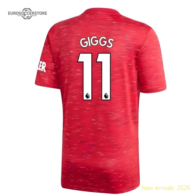 2020-2021 Man Utd Adidas Home Football Shirt (Kids) (GIGGS 11)-The Soccer Shirt Hub