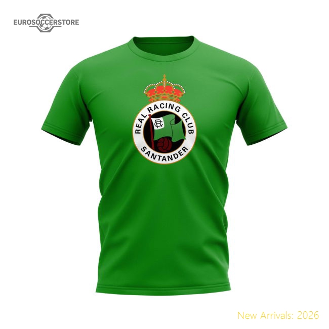 Racing Santander T-shirt (Green)-The Soccer Shirt Hub