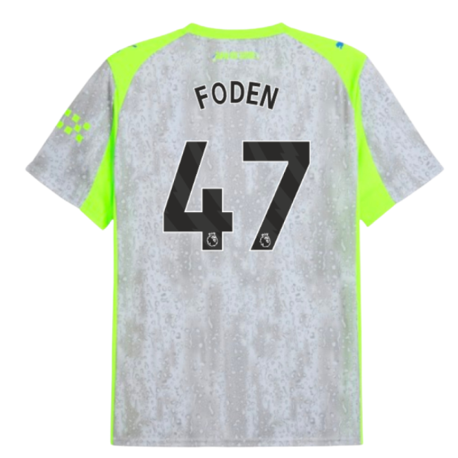 2025-2026 Man City Third Shirt (Foden 47)-The Soccer Shirt Hub