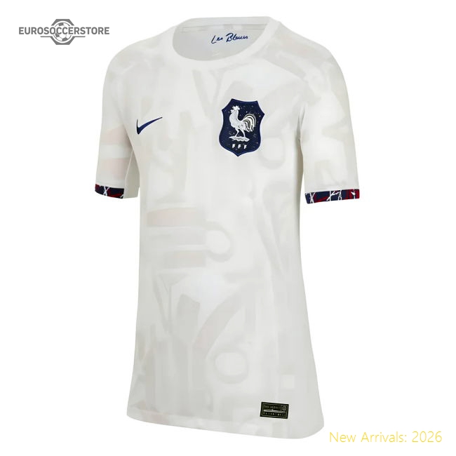 2023-2024 France WWC Away Shirt (Kids)-The Soccer Shirt Hub