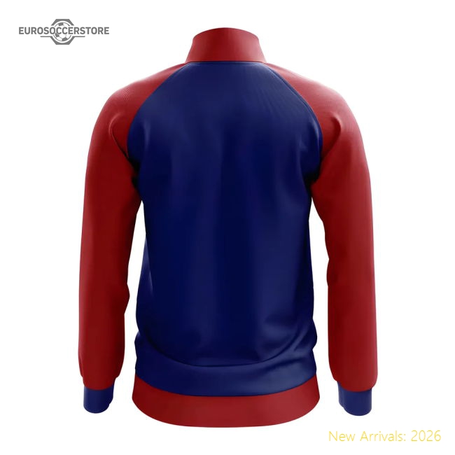 Dominican Republic Concept Football Track Jacket (Blue) - Kids-The Soccer Shirt Hub