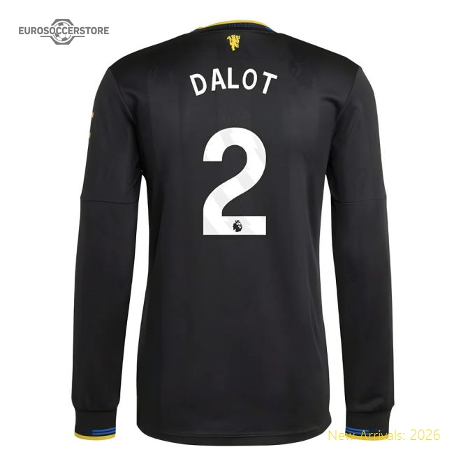 2025-2026 Man Utd Authentic Long Sleeve Third Shirt (Dalot 2)-The Soccer Shirt Hub