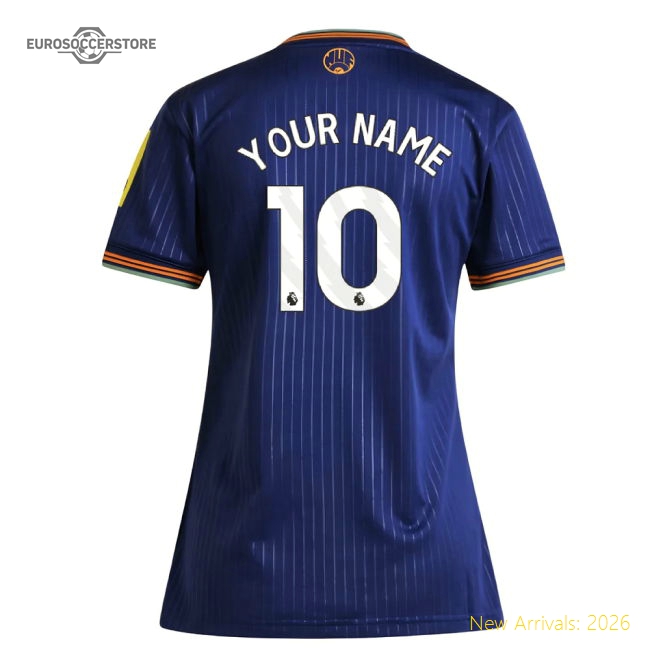 2025-2026 Newcastle Third Shirt (Womens) (Your Name)-The Soccer Shirt Hub
