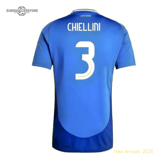 2024-2025 Italy Home Shirt (CHIELLINI 3)-The Soccer Shirt Hub