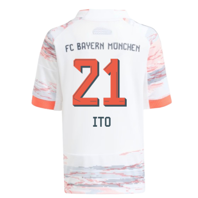 2025-2026 Bayern Munich Away Mini Kit (Ito 21)-The Soccer Shirt Hub