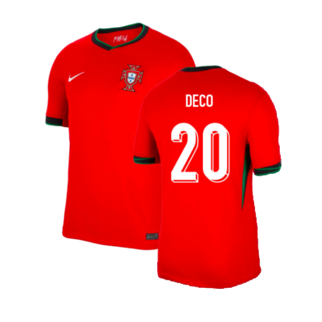 2024-2025 Portugal Home Shirt (Deco 20)-The Soccer Shirt Hub