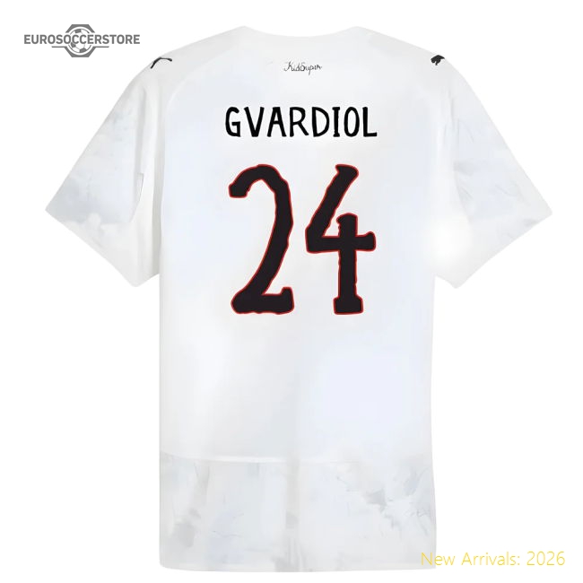 2025-2026 KIDSUPER x Manchester City CWC Authentic Shirt (White) (Gvardiol 24)-The Soccer Shirt Hub