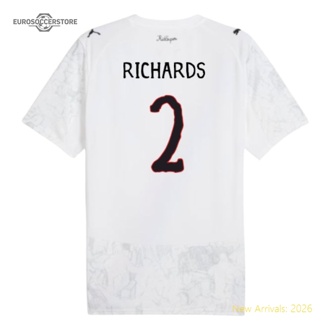 2025-2026 KIDSUPER x Manchester City CWC Shirt (White) (Richards 2)-The Soccer Shirt Hub