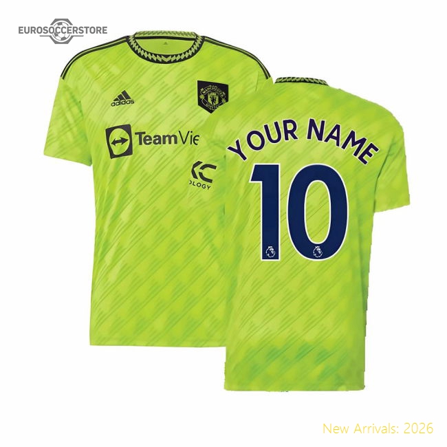 2022-2023 Man Utd Third Shirt (Your Name)-The Soccer Shirt Hub