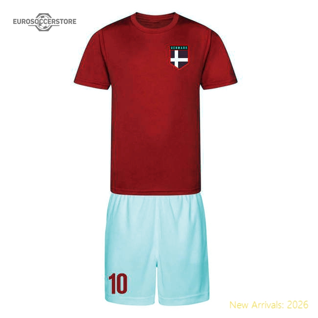 Personalised Denmark Training Kit-The Soccer Shirt Hub
