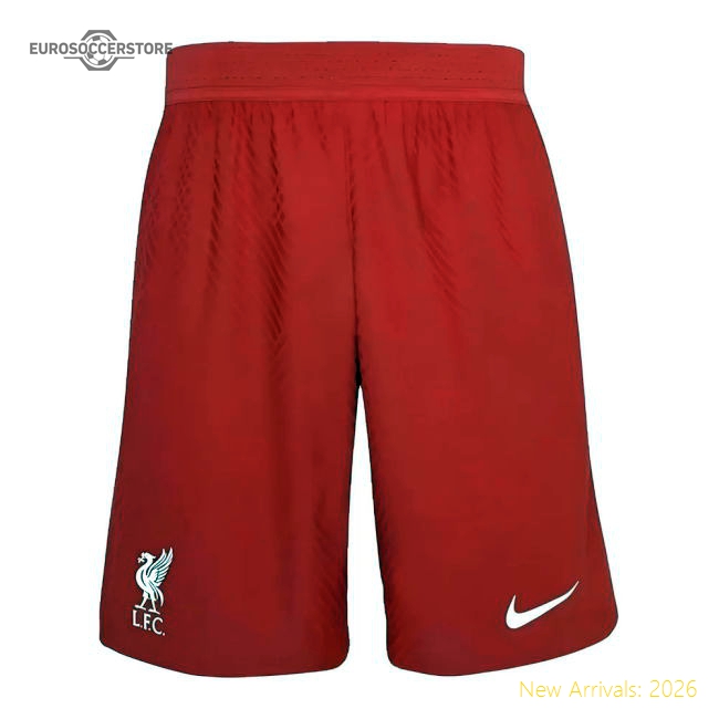 2022-2023 Liverpool Vapor Home Shorts (Red)-The Soccer Shirt Hub