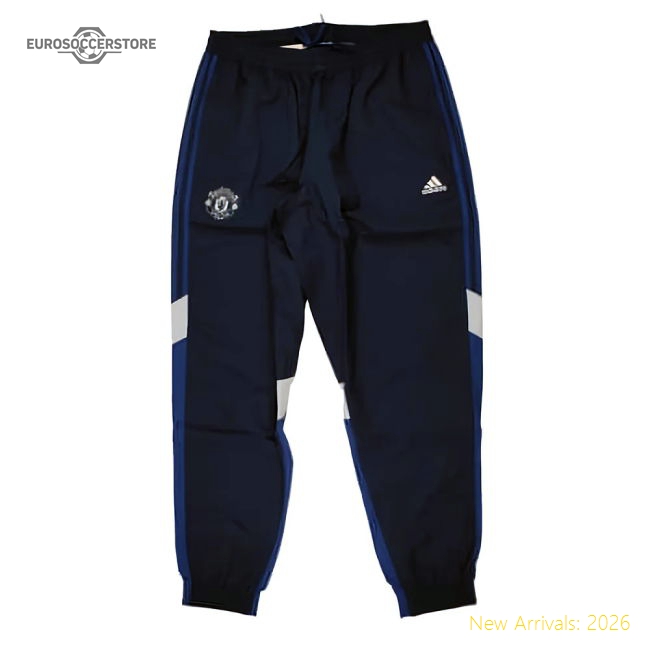 2024-2025 Man Utd Seasonal Training Pants (Night Indigo)-The Soccer Shirt Hub