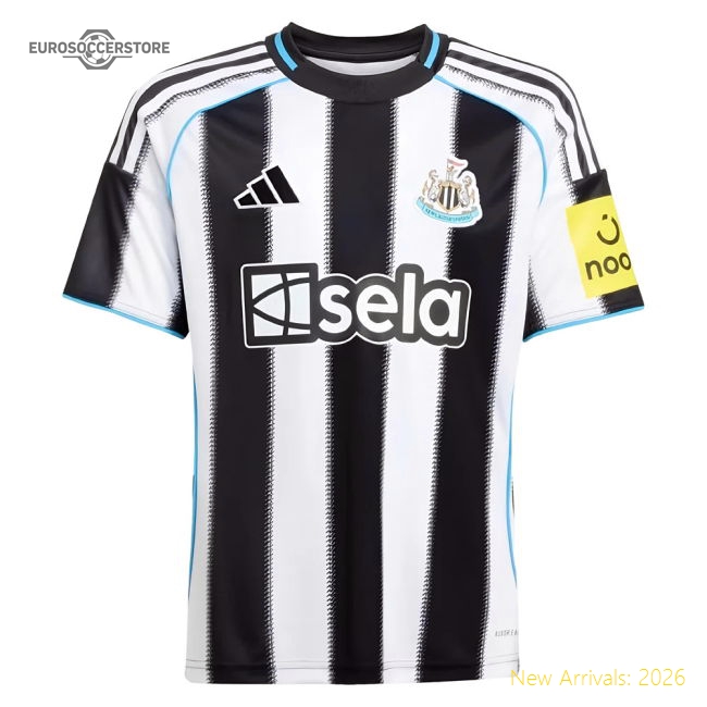 2025-2026 Newcastle Home Shirt (Kids)-The Soccer Shirt Hub