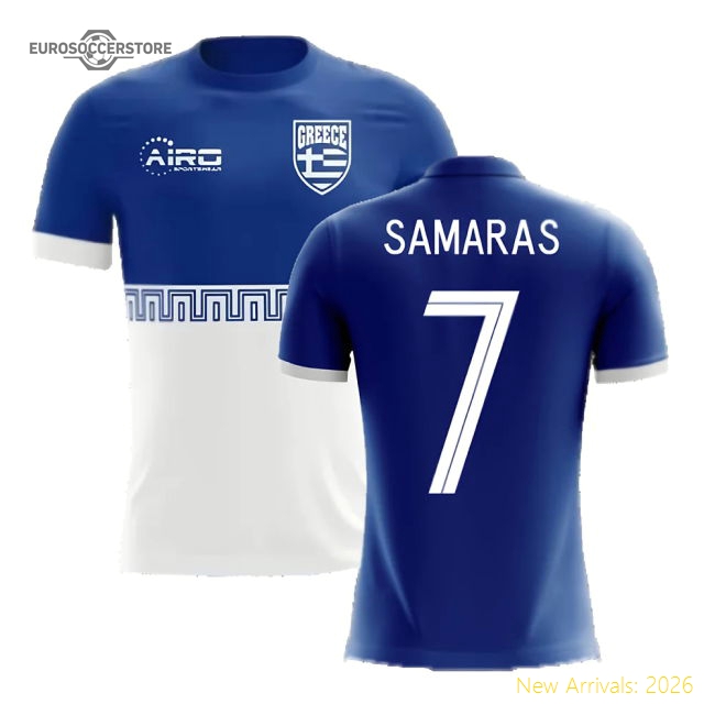 2025-2026 Greece Away Concept Football Shirt (SAMARAS 7) - Kids-The Soccer Shirt Hub
