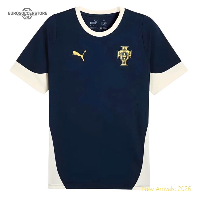 2025-2026 Portugal Training Jersey (Persian Blue)-The Soccer Shirt Hub
