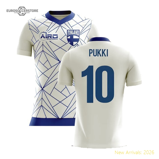 2025-2026 Finland Airo Concept Home Shirt (Pukki 10)-The Soccer Shirt Hub