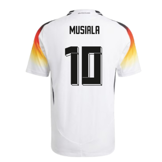 2024-2025 Germany Authentic Home Shirt (Musiala 10)-The Soccer Shirt Hub