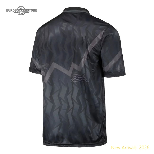 Everton 1990 Black Out Retro Football Shirt-The Soccer Shirt Hub