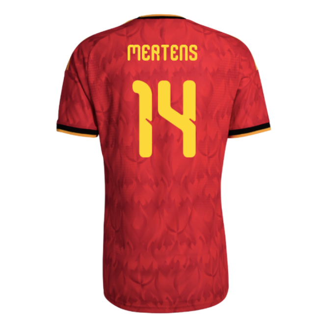 2026-2027 Belgium Authentic Home Shirt (Mertens 14)-The Soccer Shirt Hub