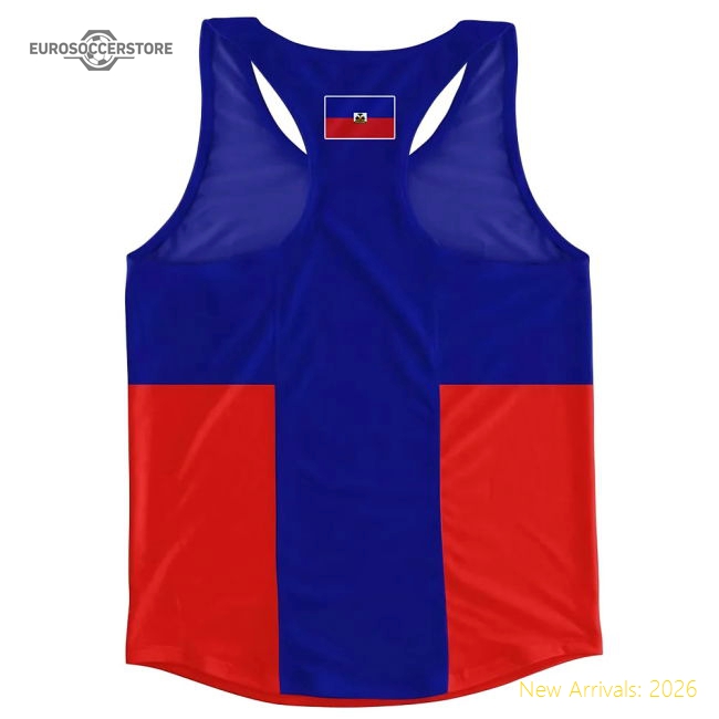 Haiti Flag Running Vest-The Soccer Shirt Hub